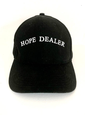 Embroidered 'Hope Dealer' Brushed Cotton Baseball Cap